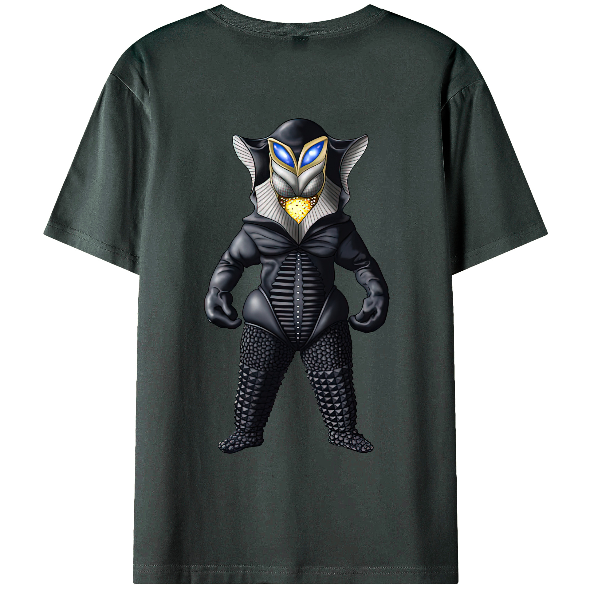 （画像用） ウルトラマン Ultraman 綿100％ メンズ半袖Tシャツ（バックプリント） 通気性